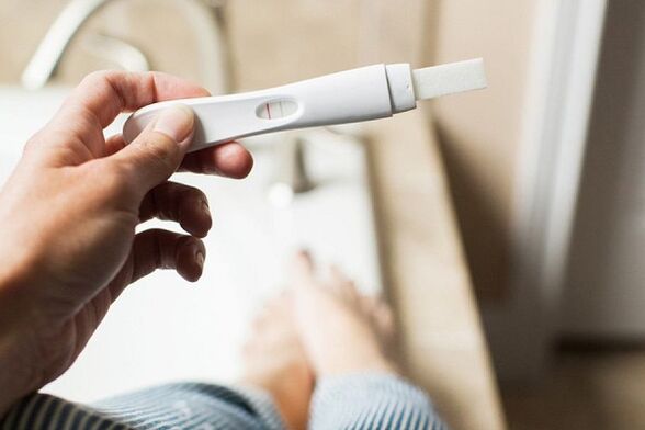 Negativní těhotenský test